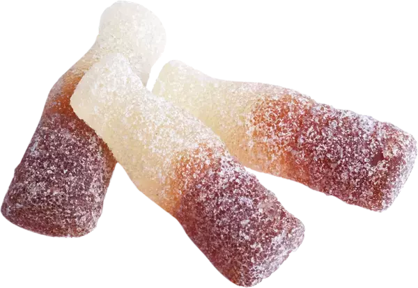 Malaco Sour Fizzy Cola Bottles 3.25 kg / 7.7 lbs Bulk Box