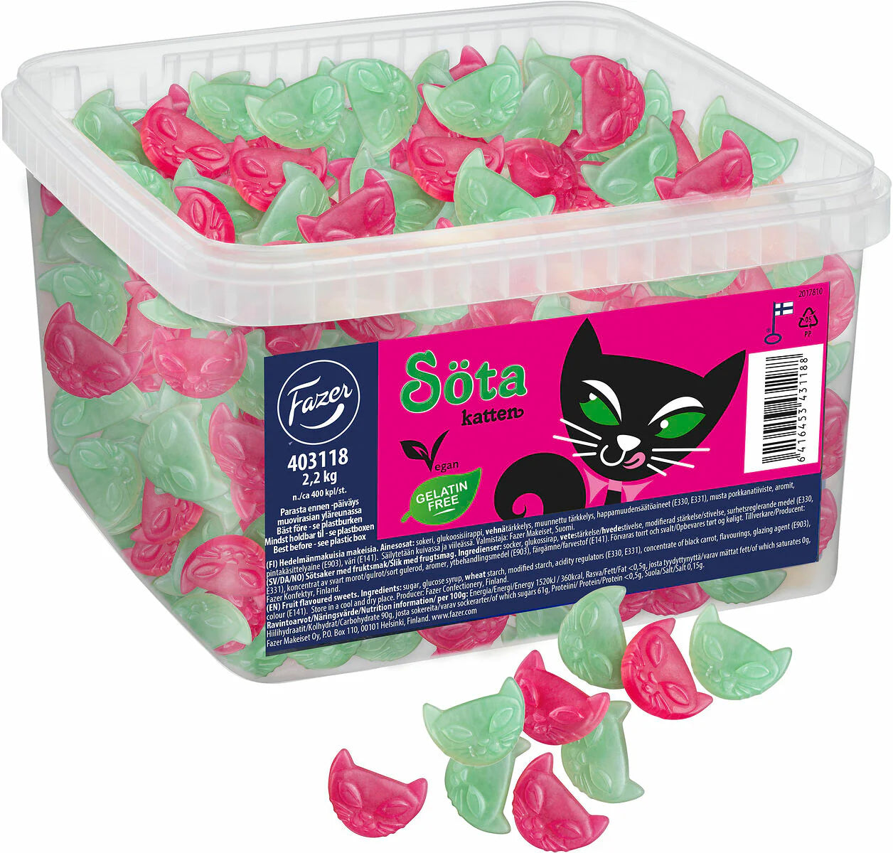 Sweet Cats 2.2 kg | 4.85 lbs Bulk Box