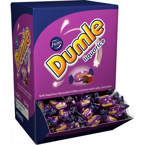 Fazer Dumle Liquorice 3 kg | 6.61 lbs Bulk Box