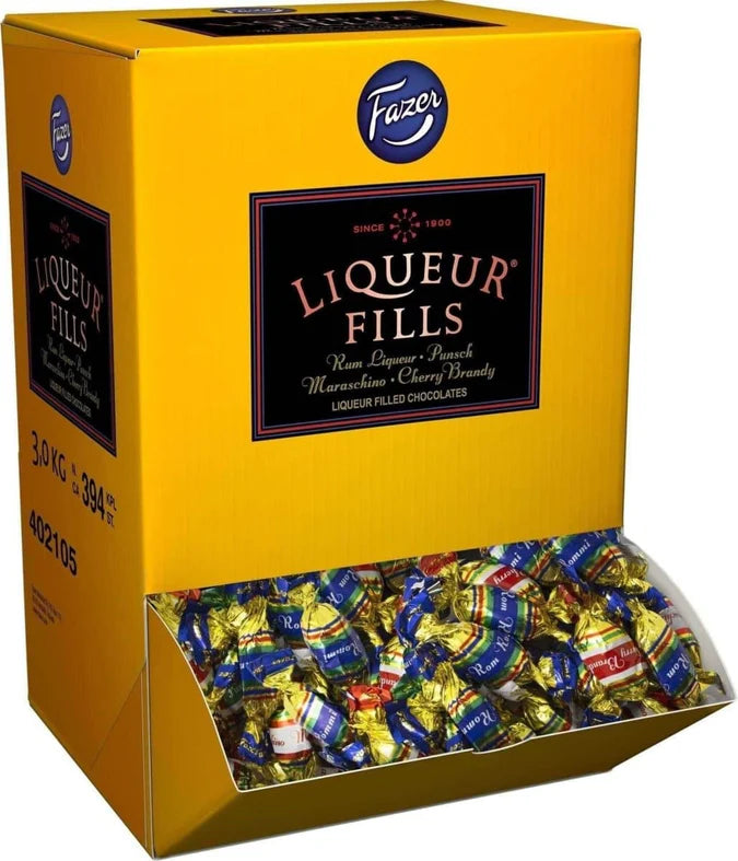 Fazer Liqueur Fills 3 kg | 6.61 lbs Bulk Box