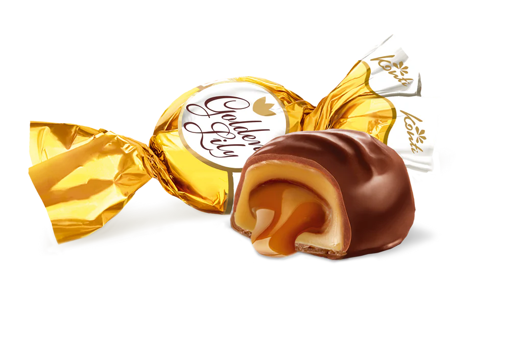 Golden Lily Toffee Chocolate 1 kg / 2.2 lbs  Bulk Box